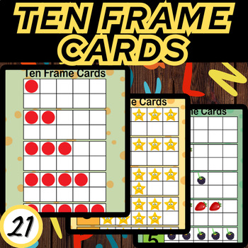Preview of Ten Frame Tales: A Colorful Workbook for Number Exploration
