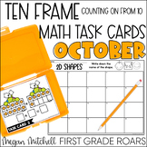 Ten Frame Task Card Activity Math Centers, Scoot, Fast Fin