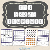 Ten Frame Template Worksheets & Teaching Resources | TpT