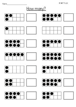 Ten Frame Worksheets Easel Activity and Assessment by Mr T's ICT