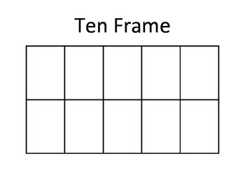 Ten Frame and Double Ten Frame by Patricia Pietkiewicz | TPT