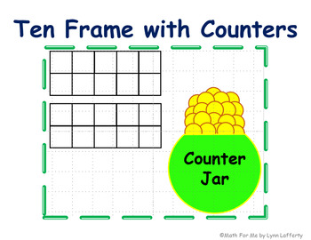 Preview of Ten Frame with Counters