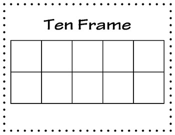 Ten Frames by Anna Chrestensen | Teachers Pay Teachers