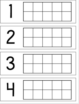 Ten Frames by Teaching with Mrs Tonne | TPT