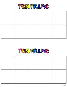 Ten Frames by MomentsinK | TPT