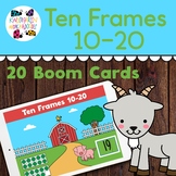 Ten Frames Boom™ Cards With Teen Numbers 10-20 for Kindergarten