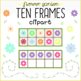 Ten Frames Clip-art - Flowers & Flower Beds