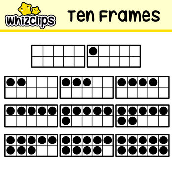 Preview of Ten Frames Clipart