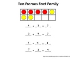 Ten Frames Fact Family
