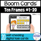 Ten Frames Free | Boom Cards™ - Distance Learning