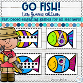 Ten Frames Game: Ten Frames Go Fish 