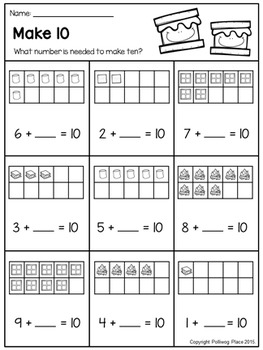 Ten Frames: Making Ten and Twenty {Set 2} by Polliwog Place | TpT