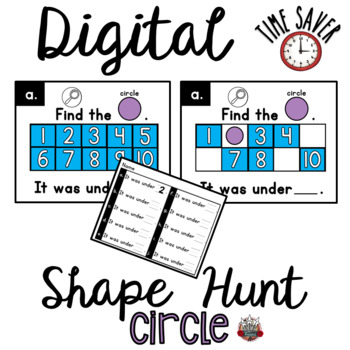 Preview of Ten Frames Shape Game:  PowerPoint Circle Game