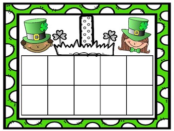 Ten Frames: St. Patrick's Edition Numbers 1-10 by The Teacherific Ways