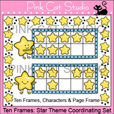 Ten Frames Clip Art - Star Theme Coordinating Set