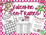 Ten Frames for Valentine's K.NBT.1 | Teen Numbers February