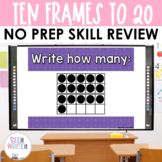 Ten Frames to 20 - Math Center