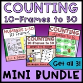 Ten Frames Counting to 50 Mini Bundle Grade 1 Printable Pu