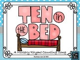 Ten In The Bed: A Nursery Rhyme Counting Song - PDF Edition