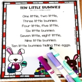 Ten Little Bunnies Easter Poem for Kids