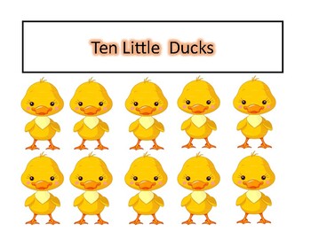 Ten Little Ducks by The Crafty Preschooler | TPT