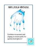 10 Little Ghosts: A Music and Movement Halloween Activity 