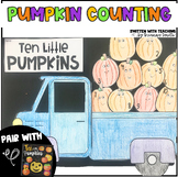 Ten Little Pumpkins Read Aloud Counting Craftivity - Hallo
