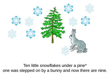 Ten Little Snowflakes