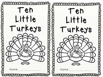 Ten Little Turkeys Big Book and Emergent Readers by Salandra Grice