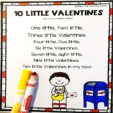 Ten Little Valentines Poem