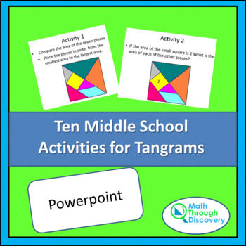 Preview of Ten Middle School Activities for Tangrams