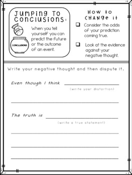 ten minute cbt worksheets and handouts for depression and