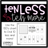 Ten More Ten Less with Hundreds Chart