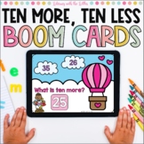 Ten More, Ten Less Valentine's Boom Cards™ | Digital Task Cards