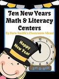 New Year's Day Math and Literacy Centers