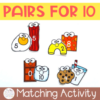Preview of Pairs for 10 Matching Game