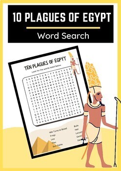 Preview of Ten Plagues of Egypt Word Search