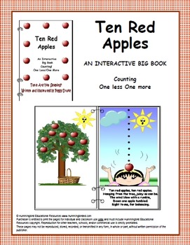 Preview of Ten Red Apples - An Interactive Big Book