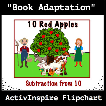 Preview of Ten Red Apples- Promethean Actiivinspire Flipchart