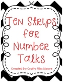 Ten Strip Flashcards for Number Talks