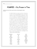 Ten Take-Aways: Pompeii Word Search Activity