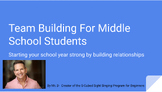 Ten Team Building Activities for Middle School Students
