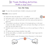 Ten & Ten More Team Building Activities Bundle