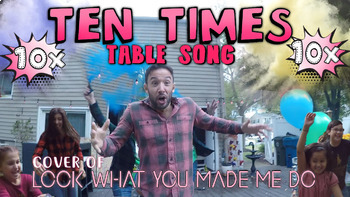 Preview of Ten Times Table Song! (Cover of Look What You Made Me Do)