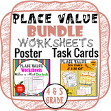 Ten Times as Much & One Tenth Place Value Poster, Task Car