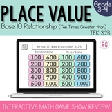 Ten Times as Much Place Value Games Show 3rd Grade Math Re