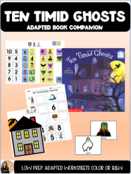 Preview of Ten Timid Ghosts ADAPTED Book Companion
