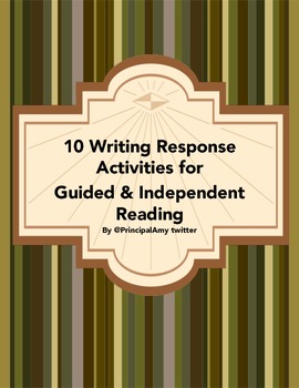 Preview of 10 Guided Reading - Writing Response Ideas: A Literacy Coaching Tool