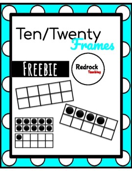 Preview of Ten and Twenty Frame Clipart ***FREEBIE***