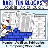 Ten ands Ones - Using Base Ten Block - Numbers to 100, Dou